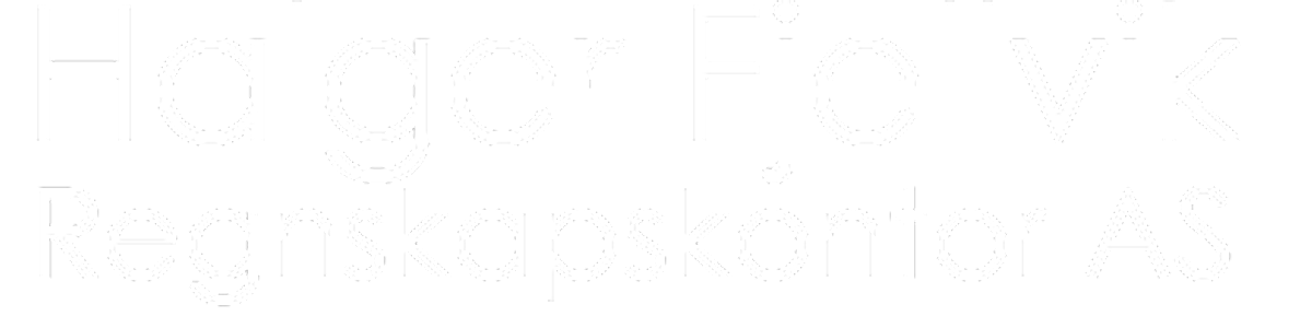 Logo, Halger Fjellvik Regnskapskontor AS